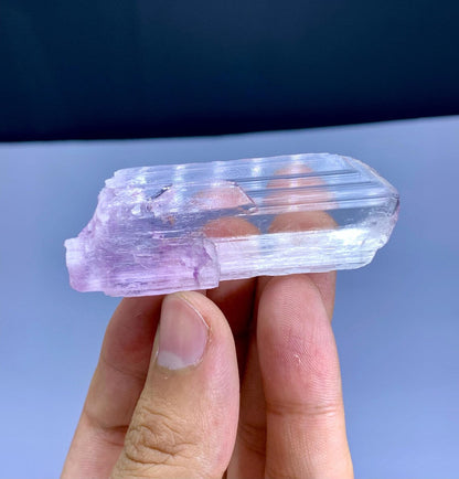 Transparent v Shape Terminated Pink Kunzite Crystal from Afghanistan- 25 gram