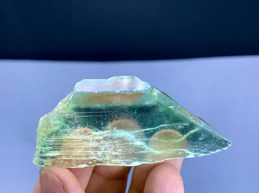 Gem Grade Green Hiddenite Kunzite Crystal from Afghanistan- 43 gram