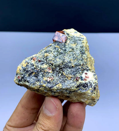 Red Zircon on Matrix from Pakistan - 150 gram
