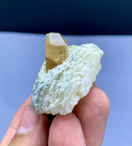 Imperial Color Topaz on Albite from Pakistan - 43 gram