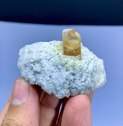 Imperial Color Topaz on Albite from Pakistan - 43 gram
