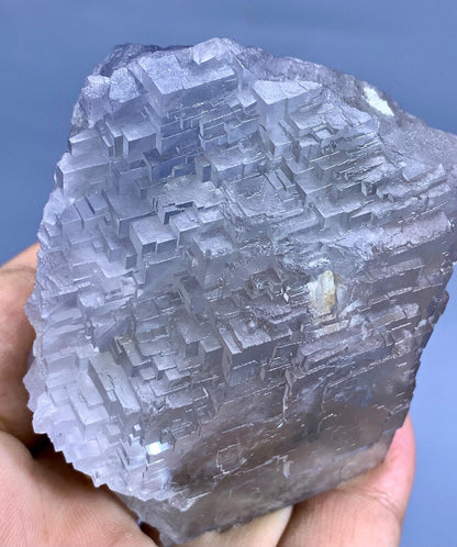 Unique Step wise Terminations Natural Fluorite Crystal from Baluchistan Pakistan - 320 gram