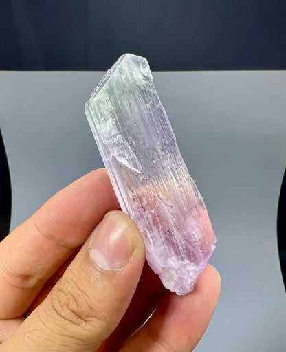 Bicolor Kunzite Crystal from Nuristan, Afghanistan - 30 gram
