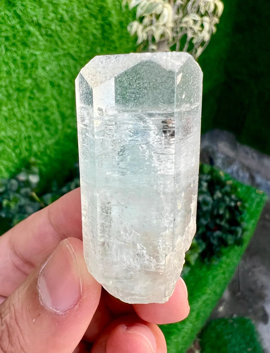 Sky Blue Transparent Aquamarine Crystal from Shigar valley, Pakistan - 45 grams