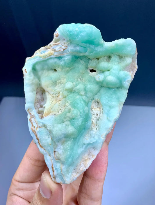 Blue Aragonite Crystal Specimen from Afghanistan - 239 grams