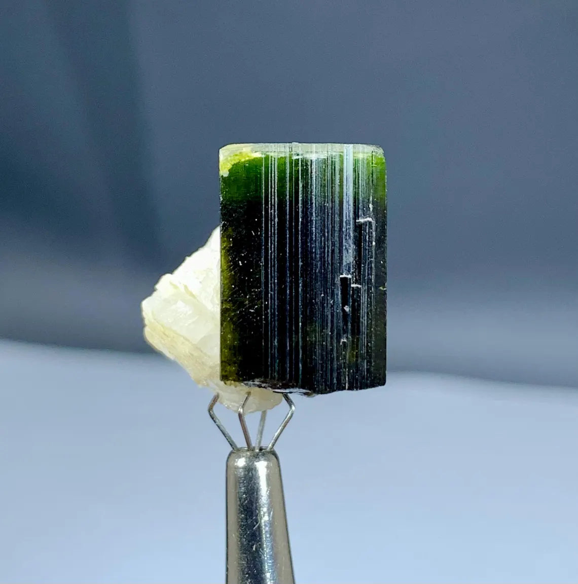 Natural Green Cap Tourmaline Crystal from Pakistan - 47 carats