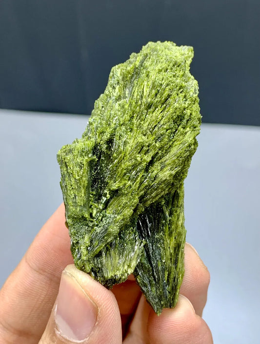 Natural Green Epidote Crystal from Pakistan - 38 grams