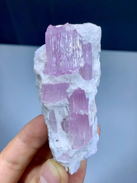 Kunzite Crystals on Albite from Nuristan, Afghanistan - 120 grams