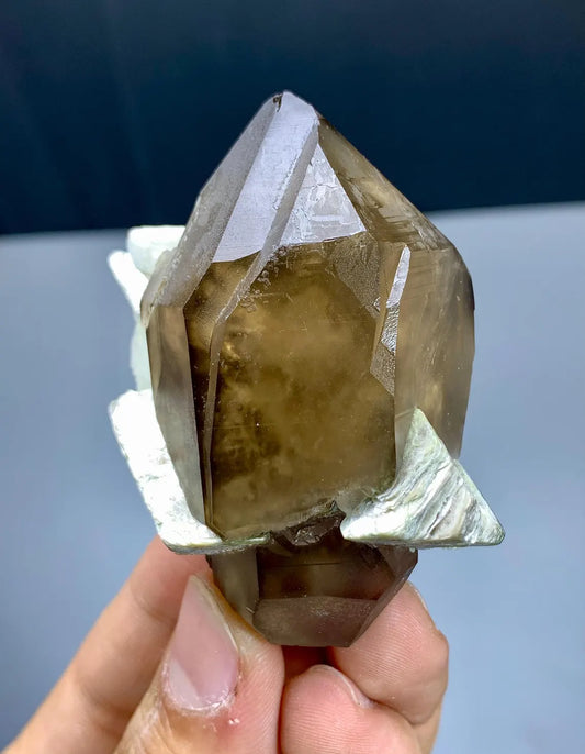 Smoky Quartz Crystal with Mica from Skardu Pakistan - 86 grams