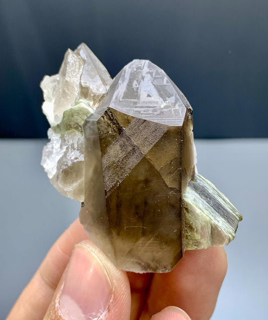 Smoky Quartz Crystal with Mica from Skardu Pakistan - 41 grams
