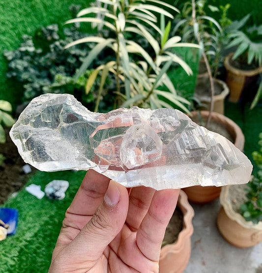 Clear Himalayan Quartz Crystal from Pakistan - 217 gram