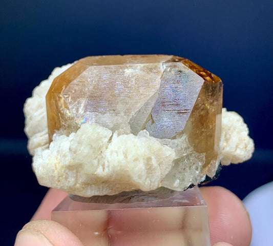 Topaz with Quartz on Albite from Skardu Pakistan - 51 gram