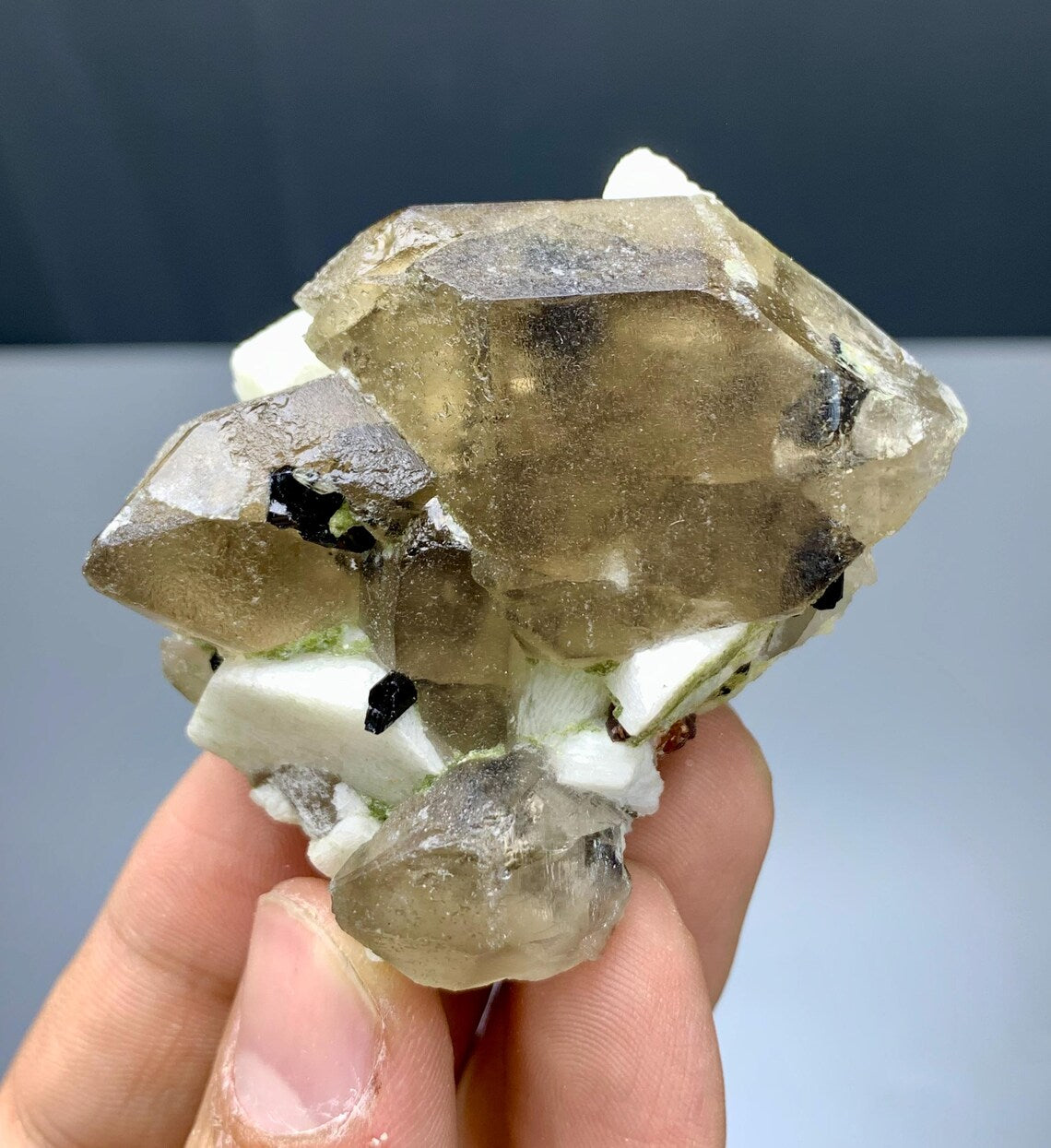 Quartz with Schorl and Feldspar from Skardu Pakistan - 73 gram