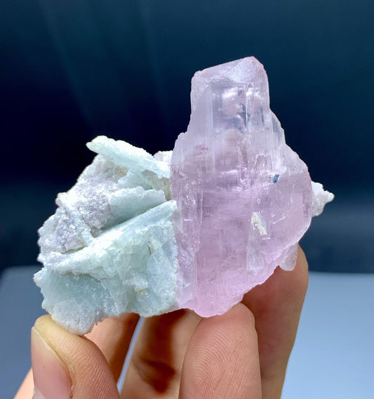 Natural Pink kunzite on Albite, Kunzite Specimen from Afghanistan - 59 gram