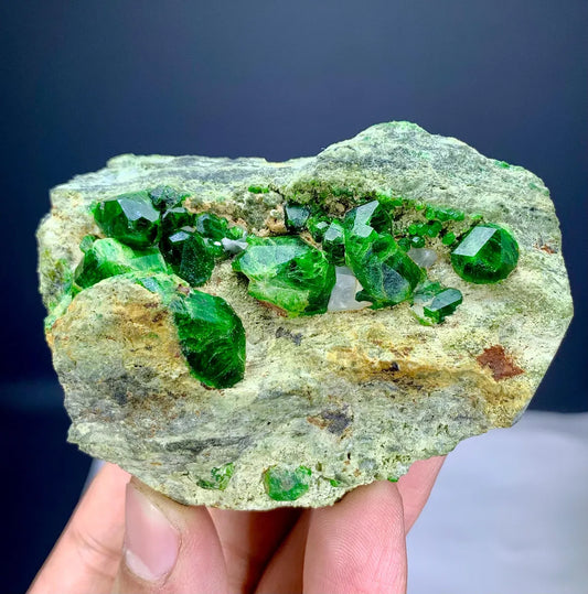 Demantoid Garnet Specimen - 197 gram