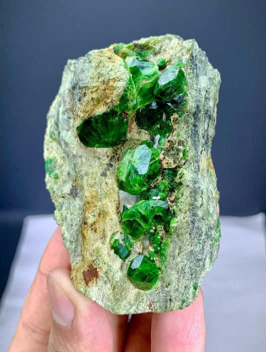 Demantoid Garnet Specimen - 197 gram