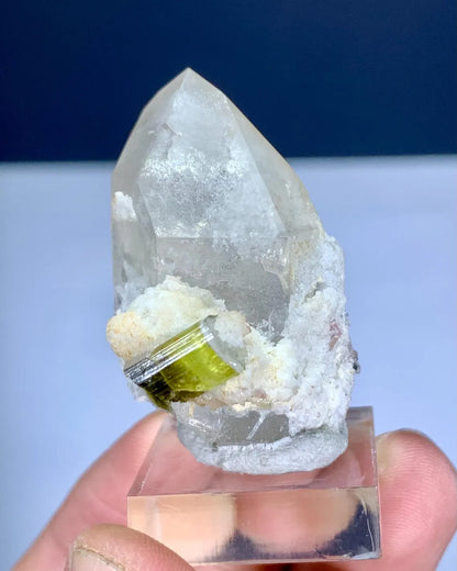 Tourmaline on Quartz from Skardu Pakistan - 28 gram