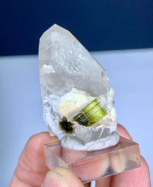 Tourmaline on Quartz from Skardu Pakistan - 28 gram