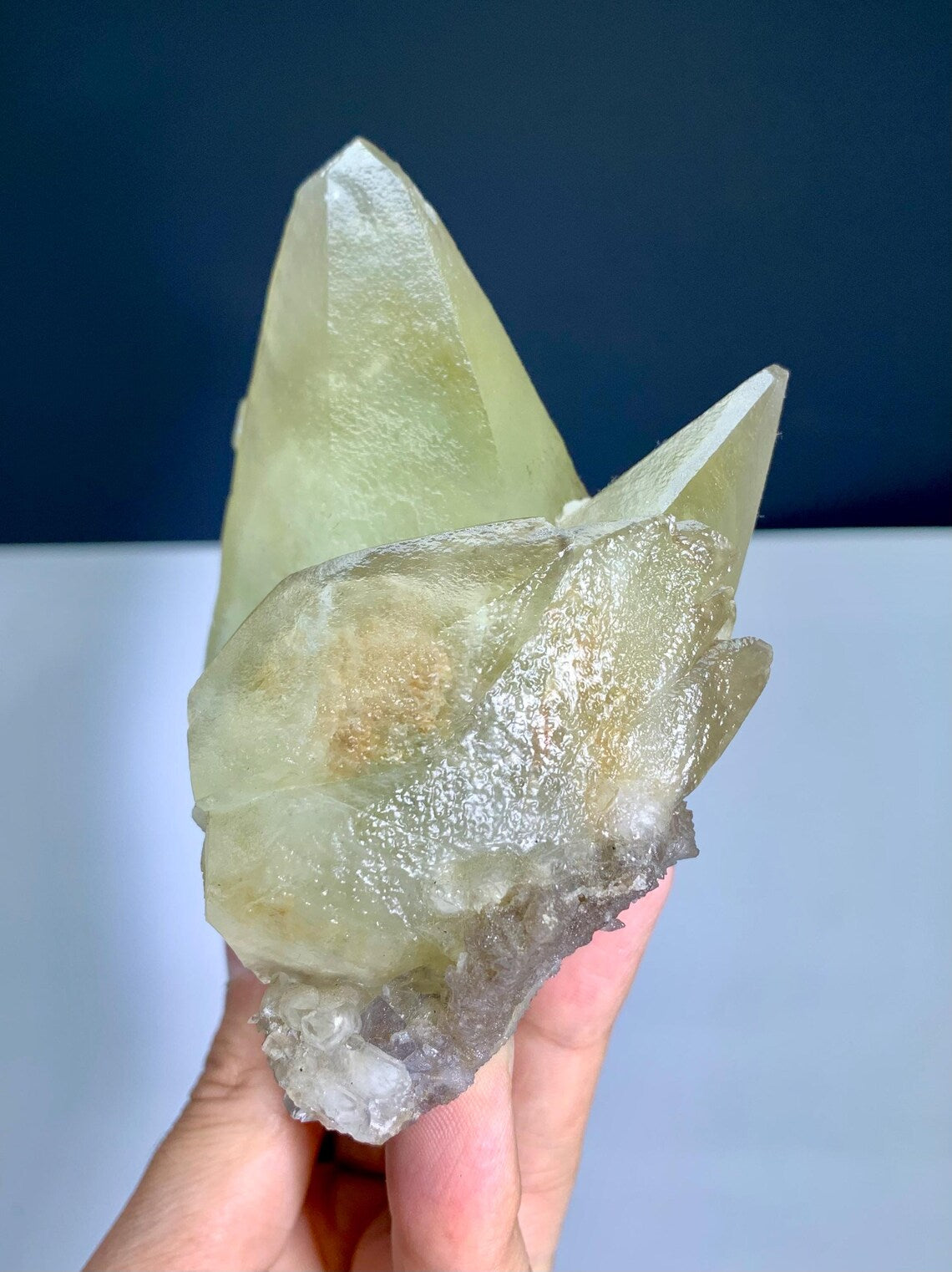 Dog Tooth Shape Yellow Calcite from Pakistan - 535 gram