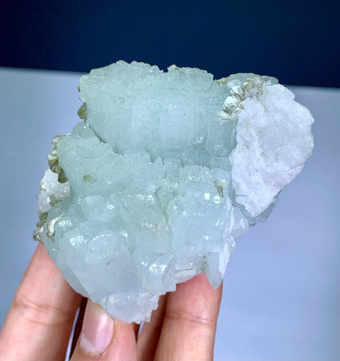 Aquamarine with Mica from Nagar valley Pakistan - 239 gram