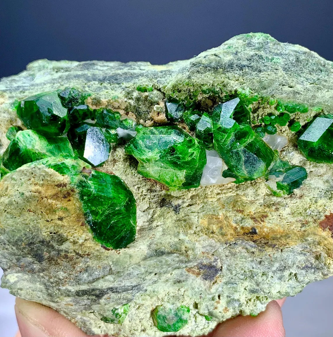 Demantoid Garnet Specimen - 197 gram