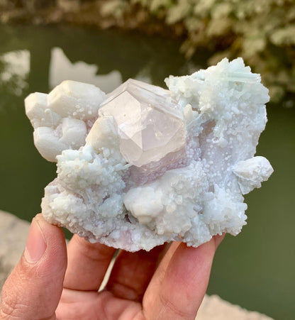 Rare Montebrasite with Tourmalines Quartz and Lepidolite from Skardu Pakistan - 203 gram