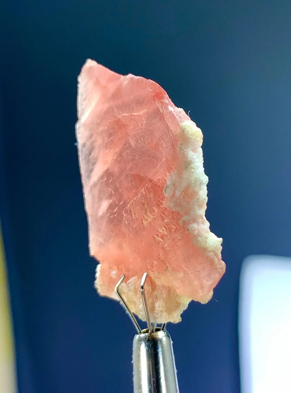 Rare Gemmy Pink Rhodochrosite Crystal from Skardu Pakistan - 25.50 Carats