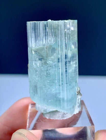 Aquamarine Crystal with Mica from Shigar valley Pakistan - 14 grams