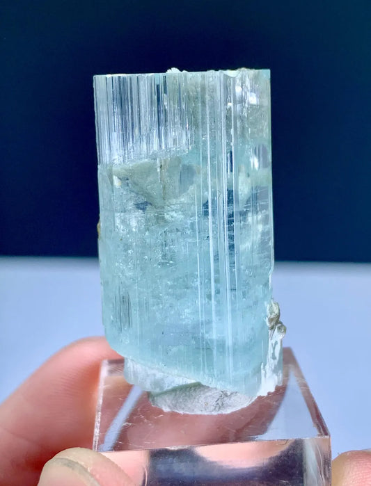Aquamarine Crystal with Mica from Shigar valley Pakistan - 14 grams