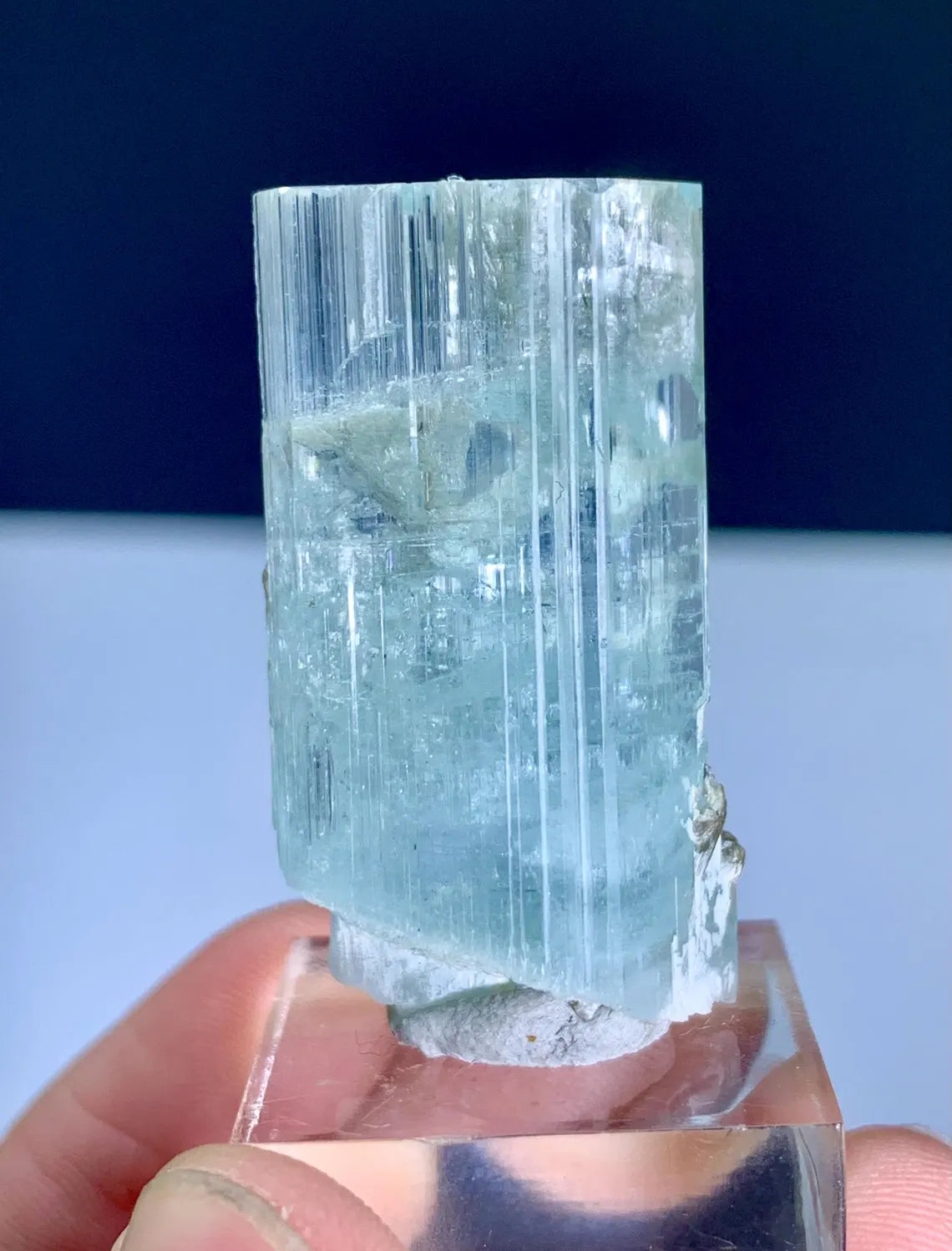 Aquamarine Crystal with Mica from Shigar valley Pakistan - 14 grams