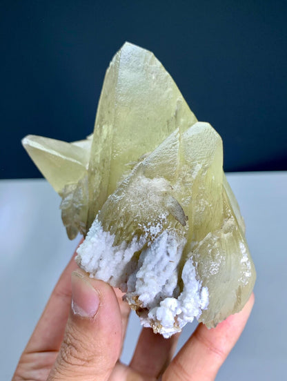 Dog Tooth Shape Yellow Calcite from Pakistan - 535 gram