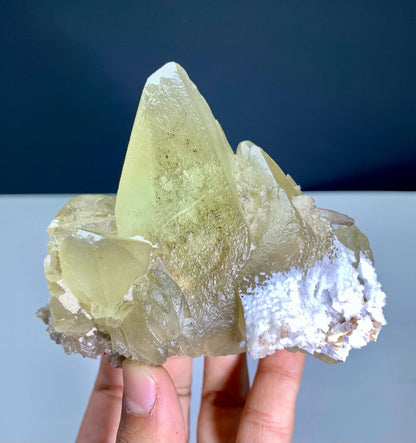Dog Tooth Shape Yellow Calcite from Pakistan - 535 gram