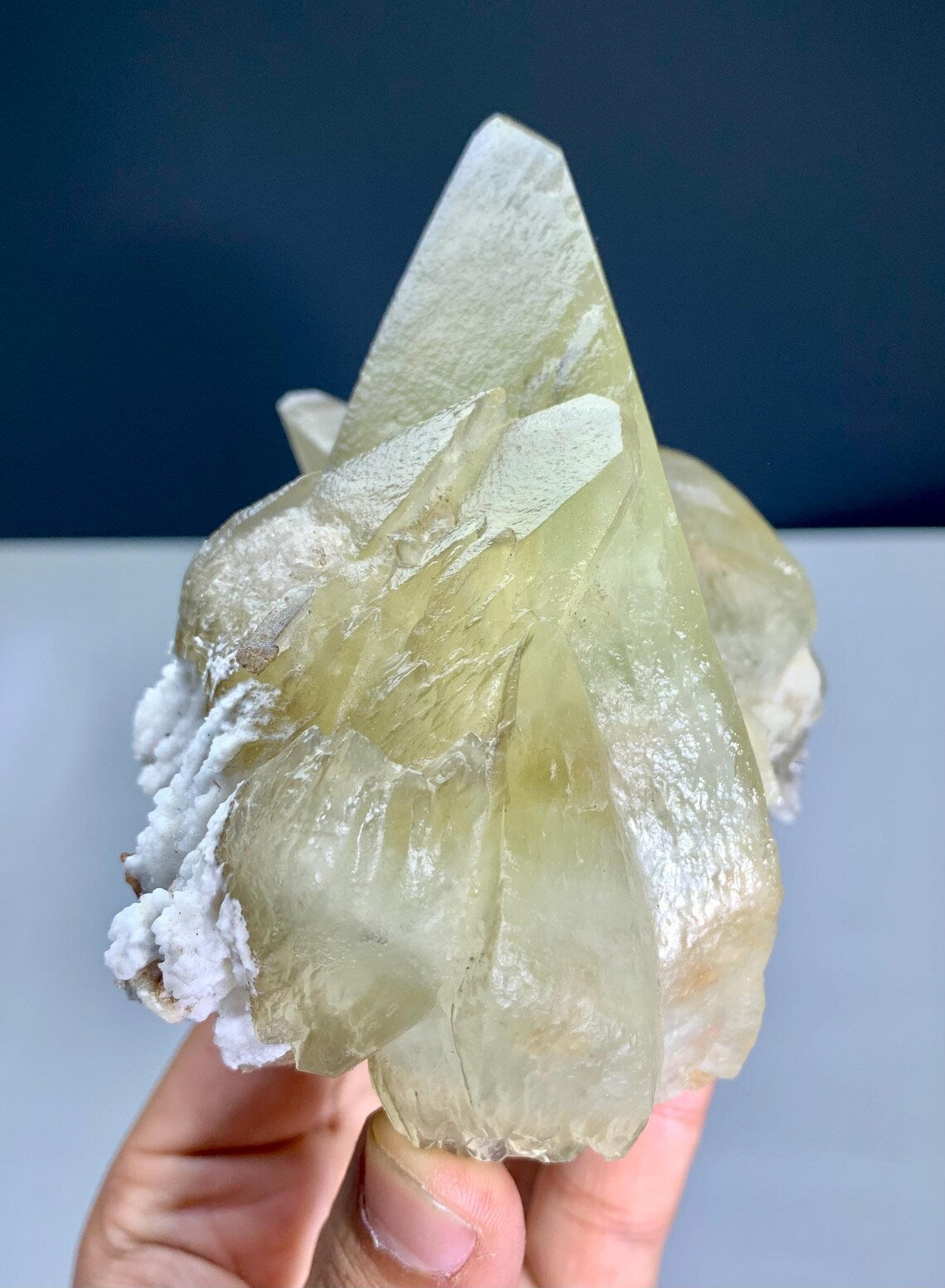 Dog Tooth Shape Yellow Calcite from Pakistan - 535 gram