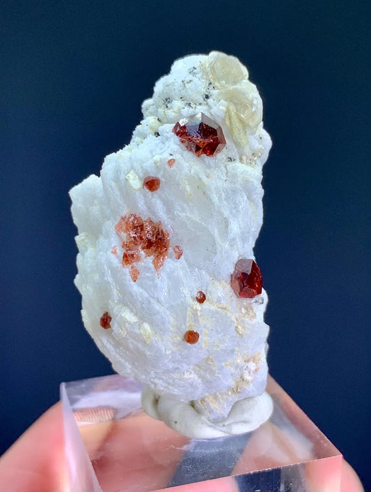 Garnet Crystals on Albite Matrix from Skardu Pakistan - 17 gram