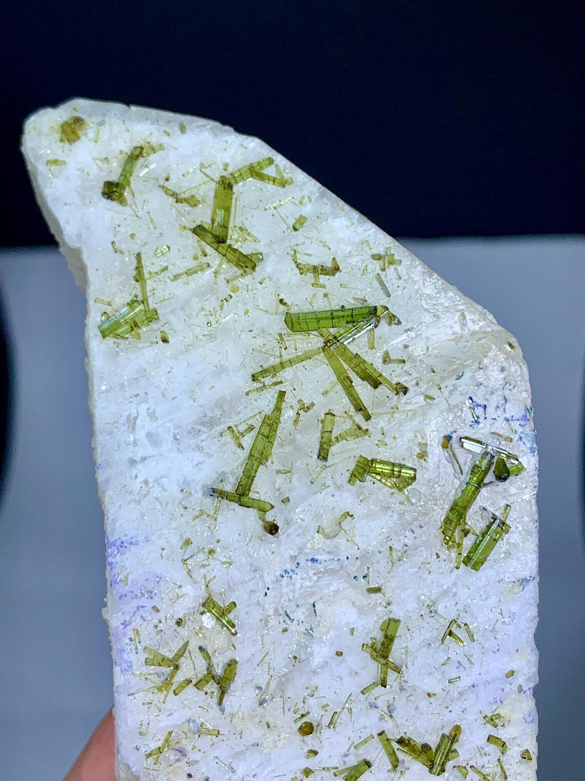 Tourmalines Perched on Feldspar from Pakistan - 433 gram