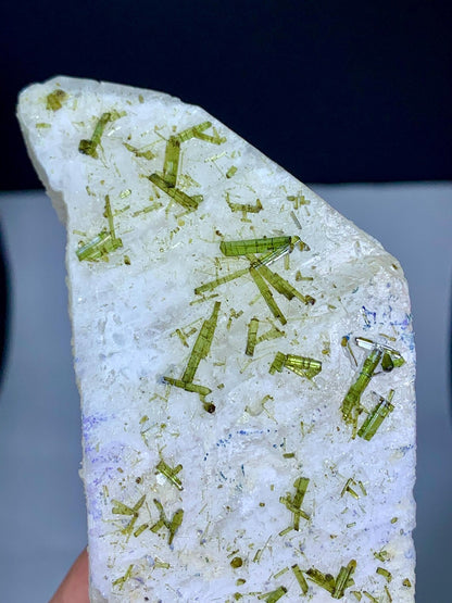 Tourmalines Perched on Feldspar from Pakistan - 433 gram