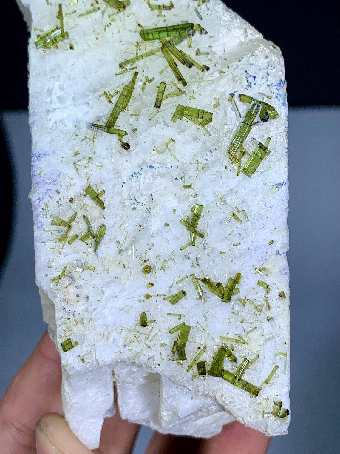 Tourmalines Perched on Feldspar from Pakistan - 433 gram