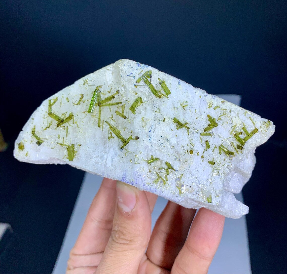 Tourmalines Perched on Feldspar from Pakistan - 433 gram