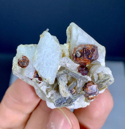 Garnet with Mica on Feldspar from Skardu Pakistan - 27 gram
