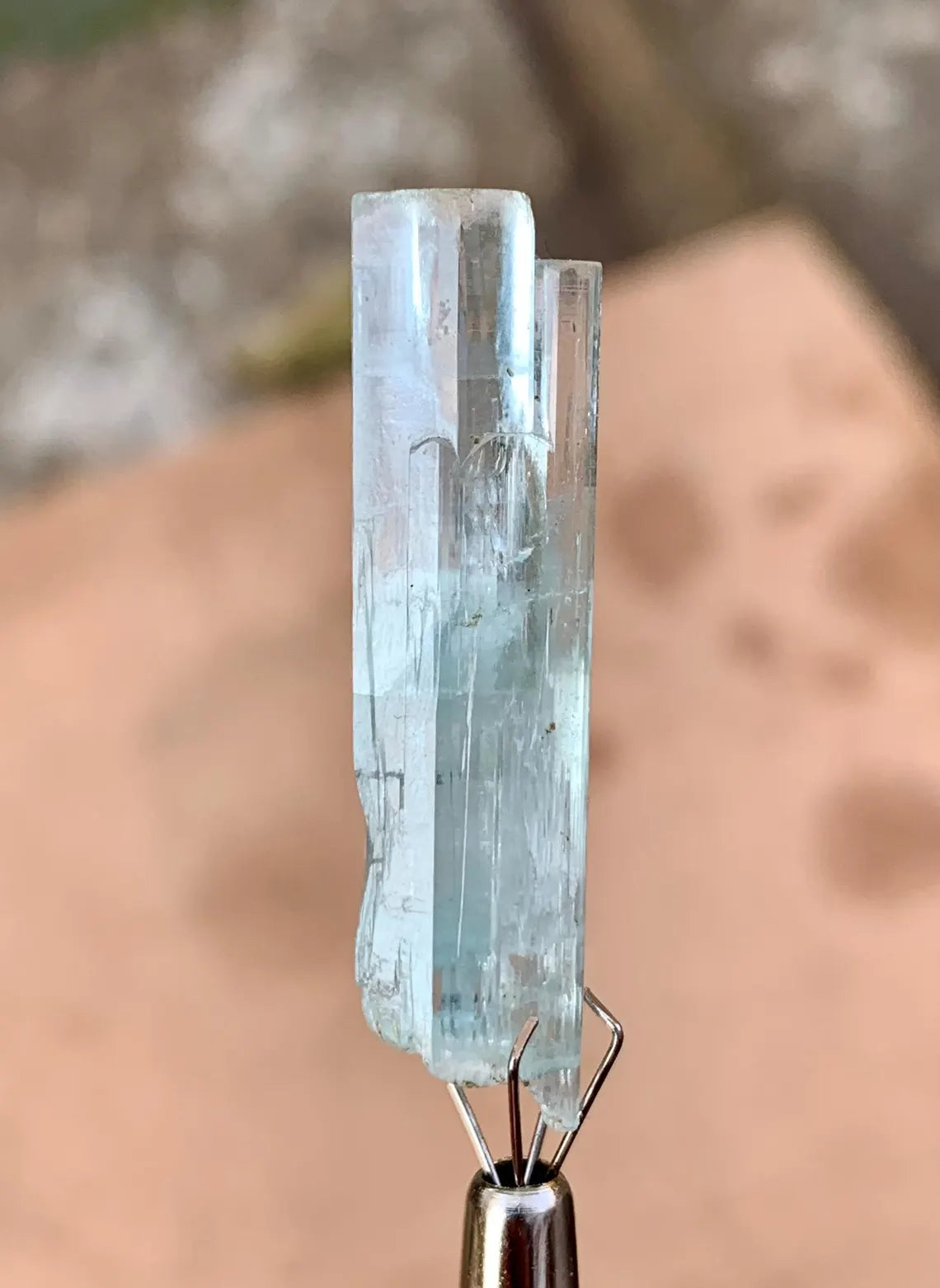 Sky Blue Aquamarine Crystal from Pakistan - 27 carat