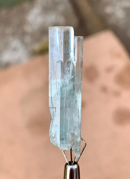 Sky Blue Aquamarine Crystal from Pakistan - 27 carat
