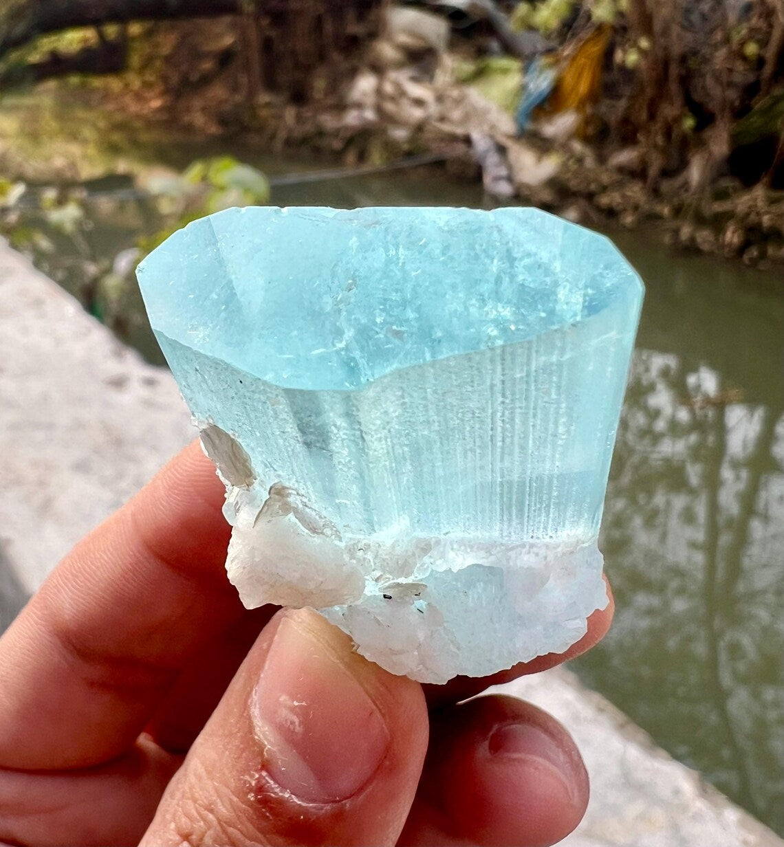 Aquamarine Crystal from from Shigar valley Pakistan - 32 gram