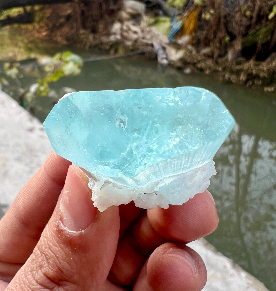 Aquamarine Crystal from from Shigar valley Pakistan - 32 gram