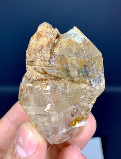 Rare Sagenite Rutile on Quartz Crystal Specimen from Pakistan - 90 gram