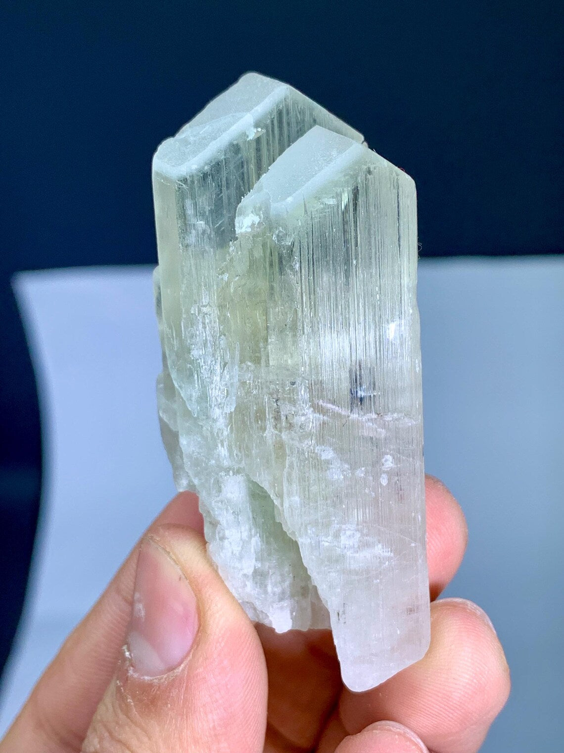 Natural Color Kunzite Crystal from Afghanistan - 62 gram