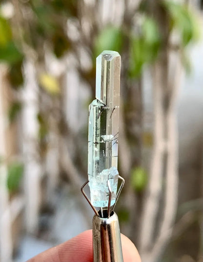 Aquamarine with Schorl inclusions from Pakistan - 06 carats