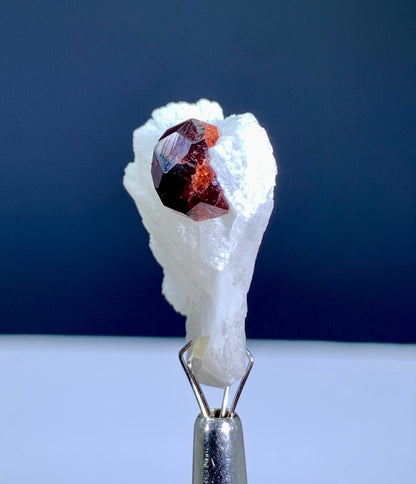 Garnet Crystal on Albite from Skardu Pakistan - 28 carats
