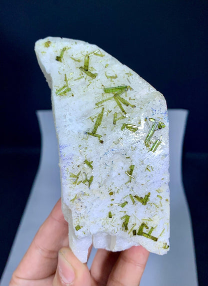 Tourmalines Perched on Feldspar from Pakistan - 433 gram