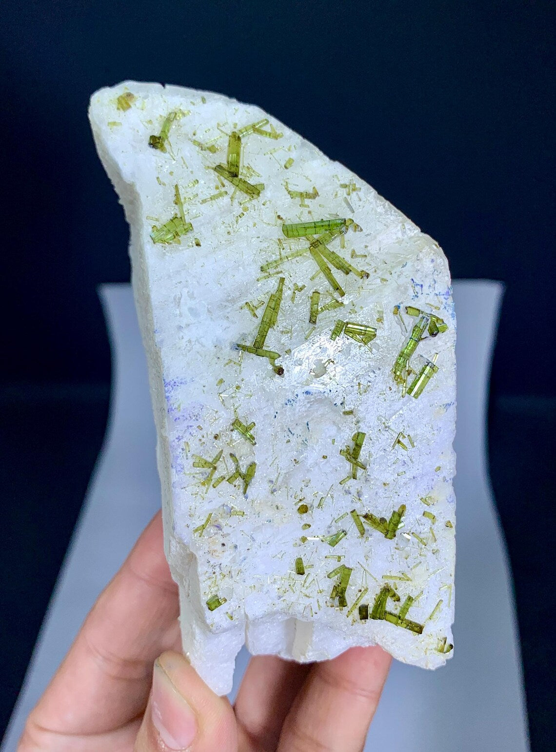 Tourmalines Perched on Feldspar from Pakistan - 433 gram