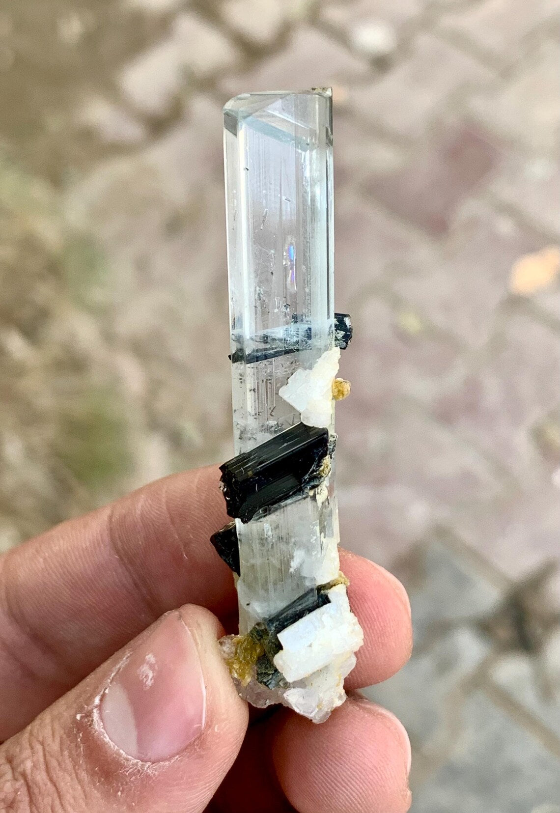 Aquamarine Combine Schorl Tourmaline from Pakistan - 11.6 gram